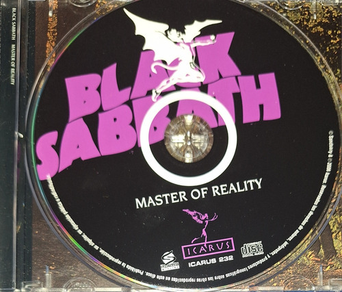 Black Sabbath Master Of Reality Cd 2006 Excelente Estado! 