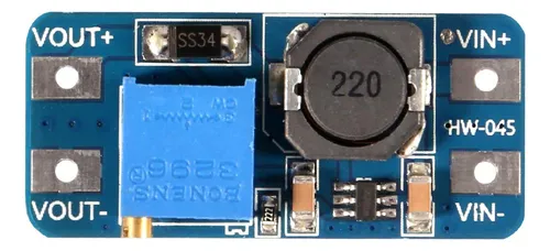 Módulo Elevador De Voltaje Mt3608 5 Unids 2a Ajustable