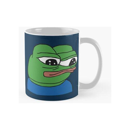 Taza Pepethefrog Apu Apustaja The Helper Wall Eyed Pepe Blue