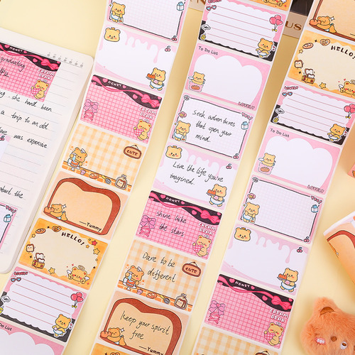 Notas De Post-it Removíveis Do Butter Bear Colar Notas De Me
