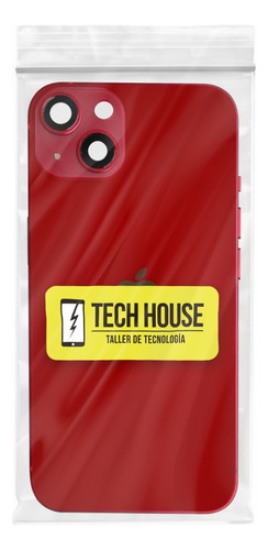 Carcasa Chasis +flexores Compatible Con Iphone 13 A2633 Rojo