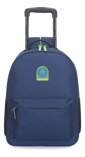 Mochila Carro Lisas Insider Escolar Ruedas Reforzada Lubeca