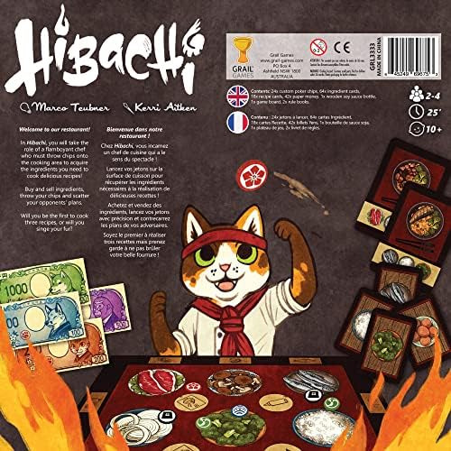 Juego De Mesa Hibachi | Juego De Destreza De Ritmo Rápido |