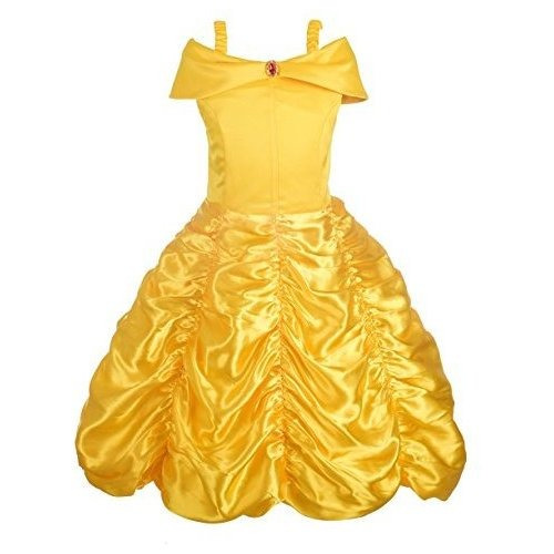 Vestido Princesa Amarillo Talla 18m-12.