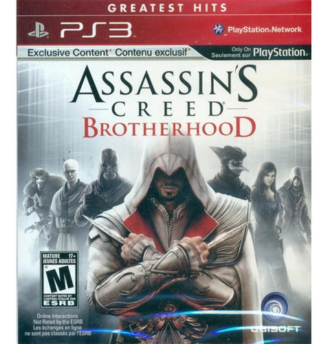 Assassin's Creed Brotherhood Ps3 Mídia Física Lacrado