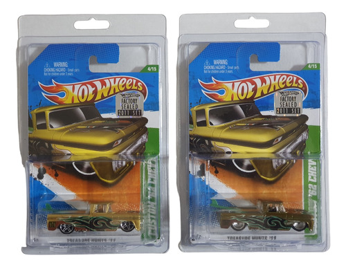 2 Hot Wheels Chevy Custom 62 Sth Super Treasure Th Hunt 2011