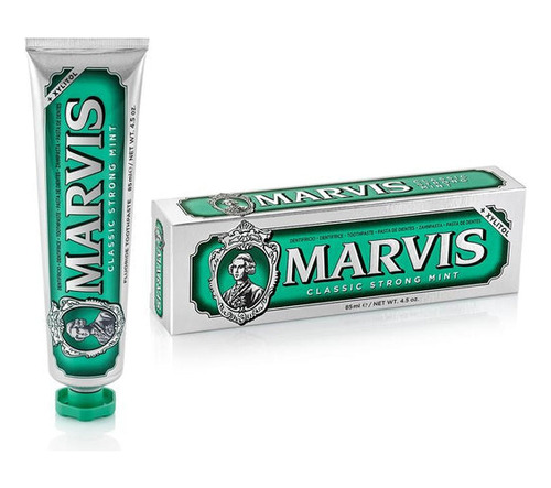 Pasta De Dentes Marvis Strong Mint 85ml - A Melhor Do Mundo