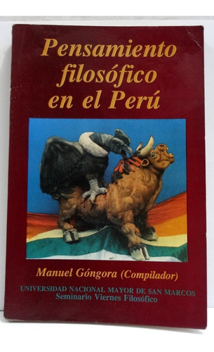 Pensamiento Filosófico Del Perú - Manuel Gongora 1994