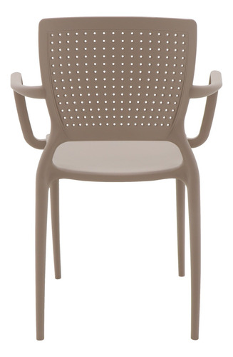 Silla Safira X2 Unidades Tramontina Apilable Fuerte · Boxbit Estructura De La Silla Taupe