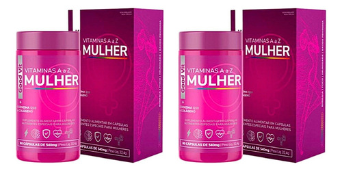 Kit 2 Mulher A - Z + Coenzima Q10 E Colágeno 60 Cap Good Vit