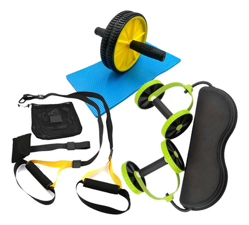 Pack De Entrenamiento Funcional Trx + Ruedad De Abdominales 