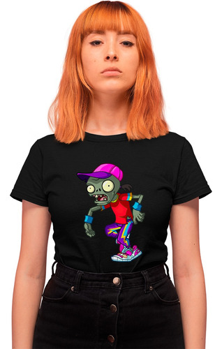 Playera Panda Negra Pvz Bailarin Zombie Street Dance