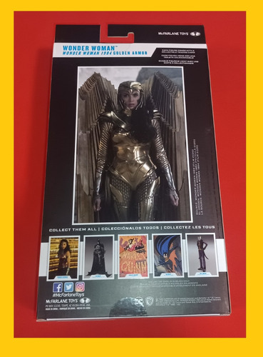 Figura Dc Wonder Woman 84 Golden Armor Mcfarlane Original (Usado)