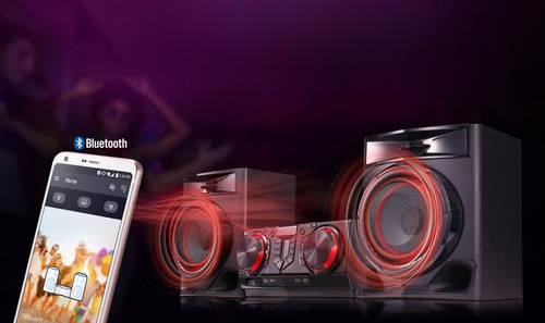 Imagen 4 de 6 de Minicomponente LG Cj44 Multi Bluetooth 5500w Usb Dj