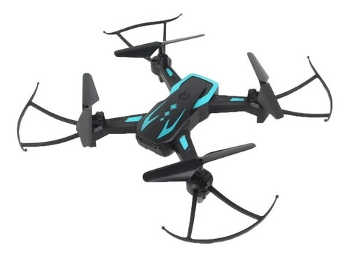 Imagem 1 de 3 de Drone Polibrinq Tech Spy com câmera preto 2 baterias