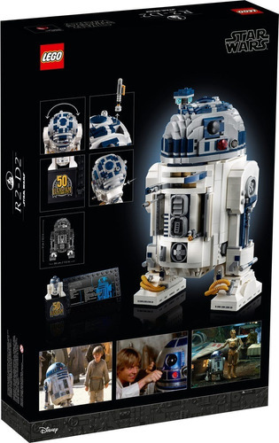 Kit de construção de peças Lego Star Wars R2 D2 75308 2314