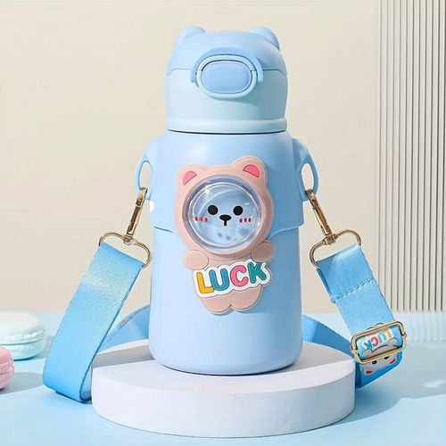 Botella Térmica Infantil De Acero Inoxidable De 500 Ml, Anti
