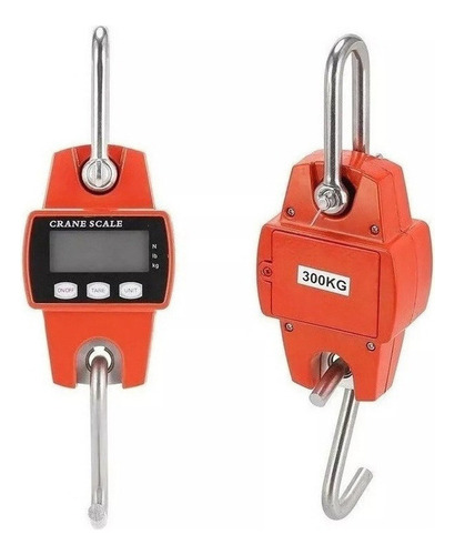 Escala Colgante Digital Portátil Gancho 300 Kg Kilo Libra