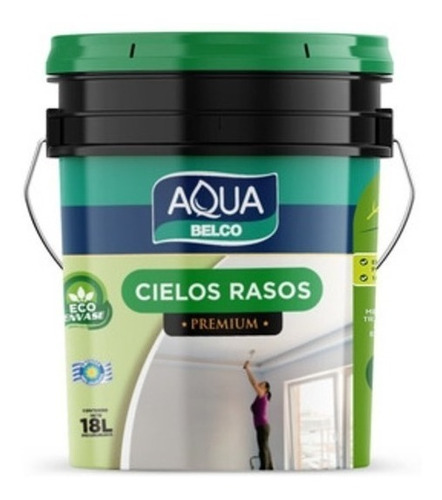 Pintura Cielorrasos Aqua Belco Premium Anti Hongos 4 L