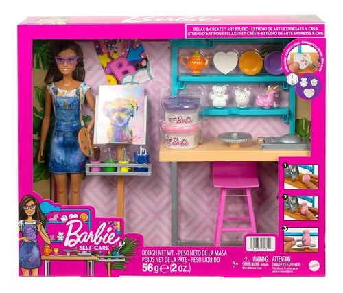 Barbie Estudio De Arte Criativo E Acessorios Hcm85 Mattel