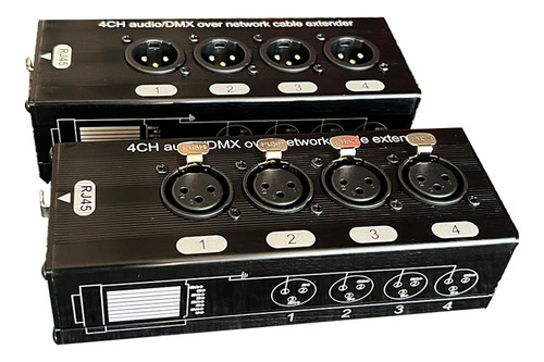 Áudio Xlr De 4 Canais E 3 Pinos G71pc E Cabo Dmx Sobre Rede