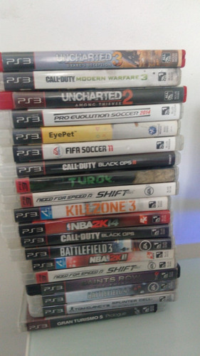 Lote De Jogos Ps3 - 19 Jogos Das Fotos