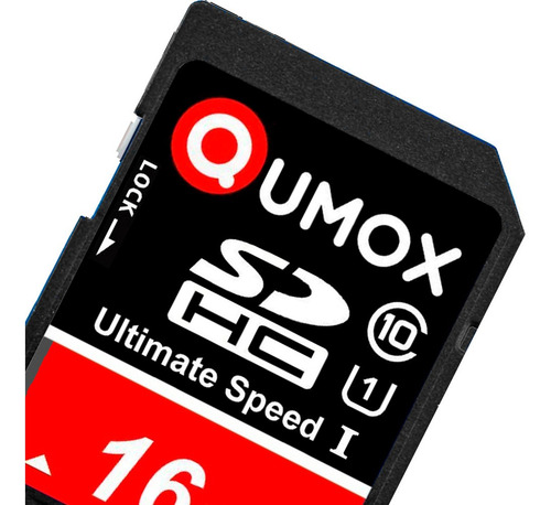 Cartão De Memória Sdhc 16gb Qumox 2un