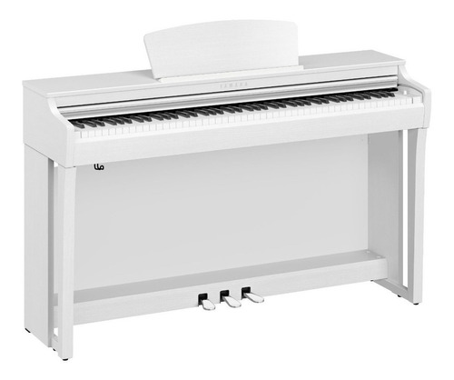 Imagem 1 de 1 de Piano Digital Yamaha Clavinova Clp-725wh Com Banco