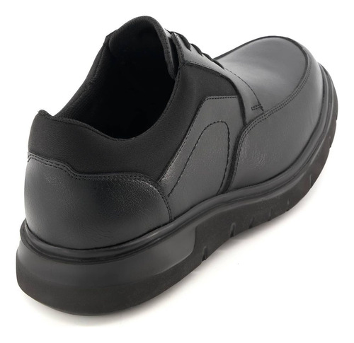 Zapato Oxford Ve4437963 Negro Horma Doble Holgada Cosido