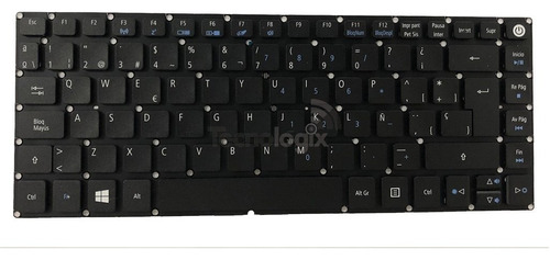 Teclado Acer Aspire E5 473 E5-473 E5-473g E5-475 E5-474 Color Negro