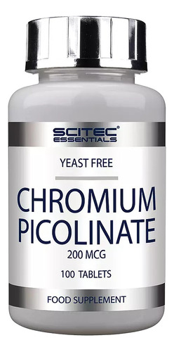 Picolinato De Cromo 100 Capsulas Scitec Nutrition