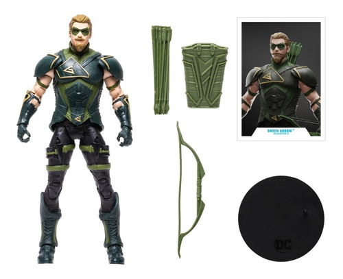 Dc Multiverse Gaming Injustice 2 7-inch Scale Green Arrow