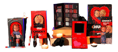 Glamlite X Chucky Paleta De Sombras, Juego De Labiales Y Del