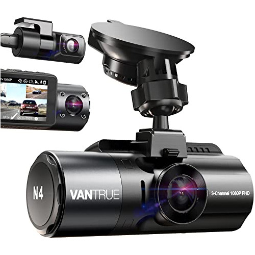 Vantrue N4 Cámara De Salpicadero 4k De 3 Canales, 4k +...