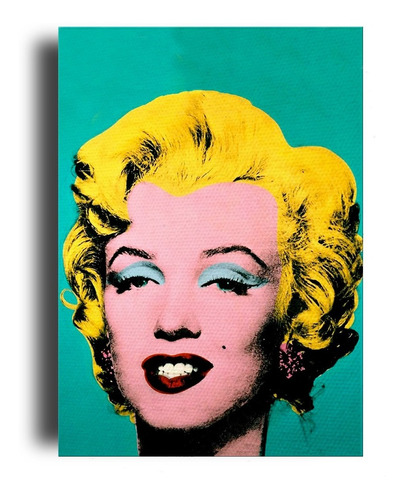 Cuadro Decorativo Canvas Marilyn Monroe Arte Pop Mujer 60*80