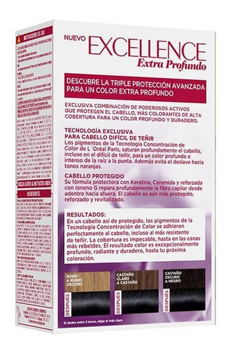 Imagen 2 de 4 de Excellence - Cc Tono 280 - Negro Azulado