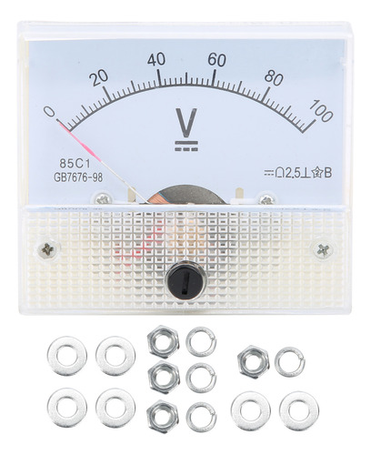 Voltímetro Pointer Dc Panel, Medidor De Voltaje