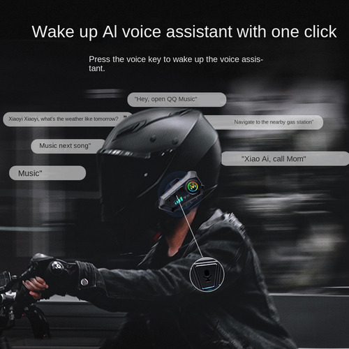Auriculares Con Casco Crystally-y10 Para Coche