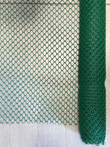 Tejidos Cerramiento Malla Plastico Rombo N5, 5 X 1,00 Mts. Verde