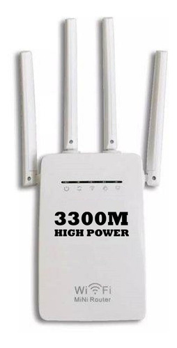 04 Antenas 3300m Repetidor Antena Wifi Amplificador Wireless