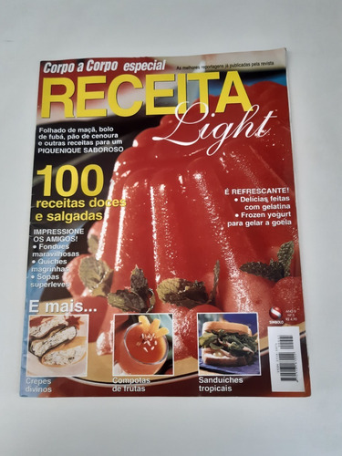 Revista Corpo A Corpo Especial Receita Light 100receitas M41