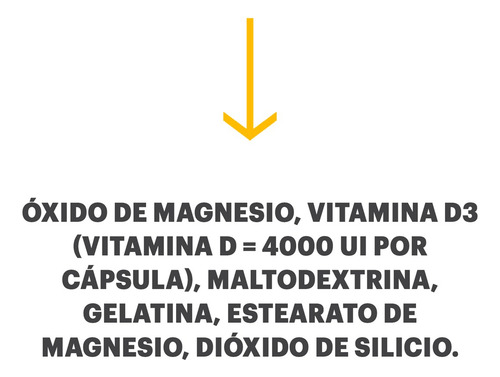Wpn Wellness Vitamina D Con Magnesio Suplemento 30c 3c