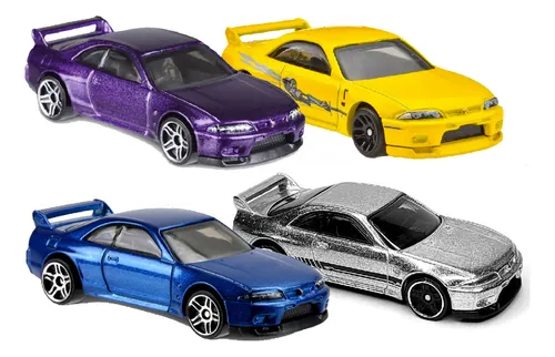 Hot Wheels Kit C/4 Nissan Skyline Gt-r R33 Lacrados Novos