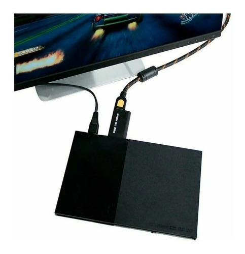 Adaptador Hdmi para cable Av Ps2, convertidor de audio y vídeo