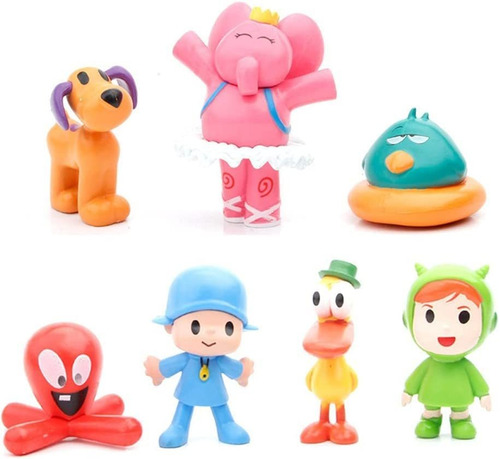 7 Conjuntos De Nueva Figura Juguetes Pocoyo Hwhcs