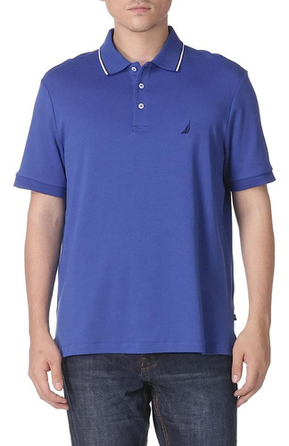 Polo Nautica Classic Fit Sleeve Monaco  Azul