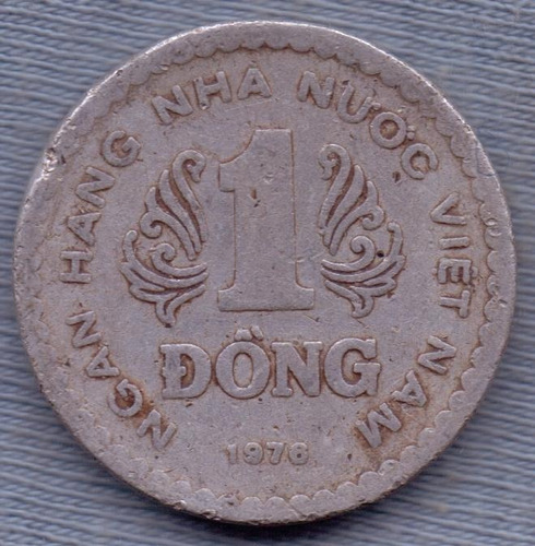 Vietnam 1 Dong 1976 * Republica Socialista *