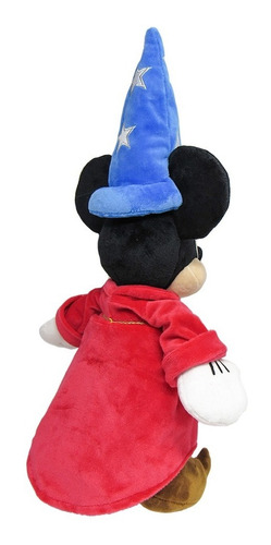 Pelúcia Mickey Mouse Feiticeiro Fantasia 46cm Disney Oficial