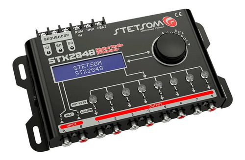 Imagem 3 de 5 de Processador Sequenciador Digital Som Carro Stx2848 Stetsom