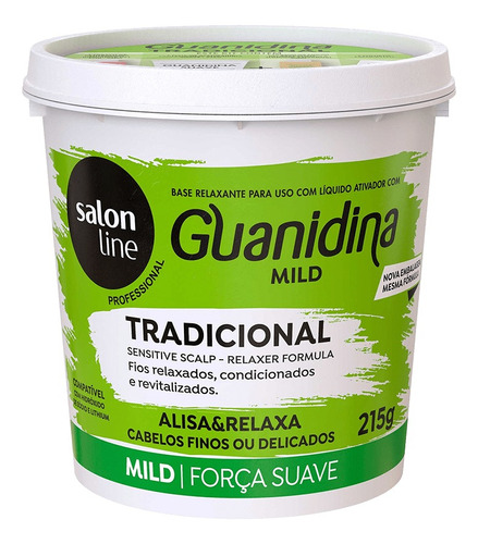 Salon Line Guanidina  Alisante Mild Cab Finos Fuerza Suave